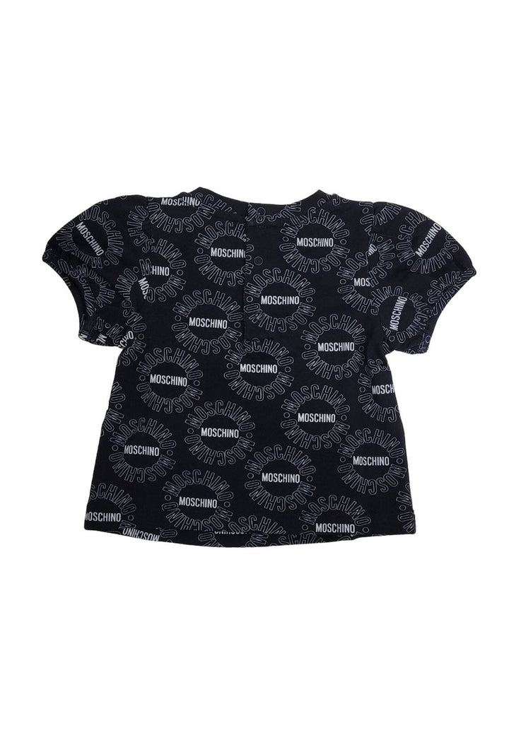 T-shirt noir pour bébé fille