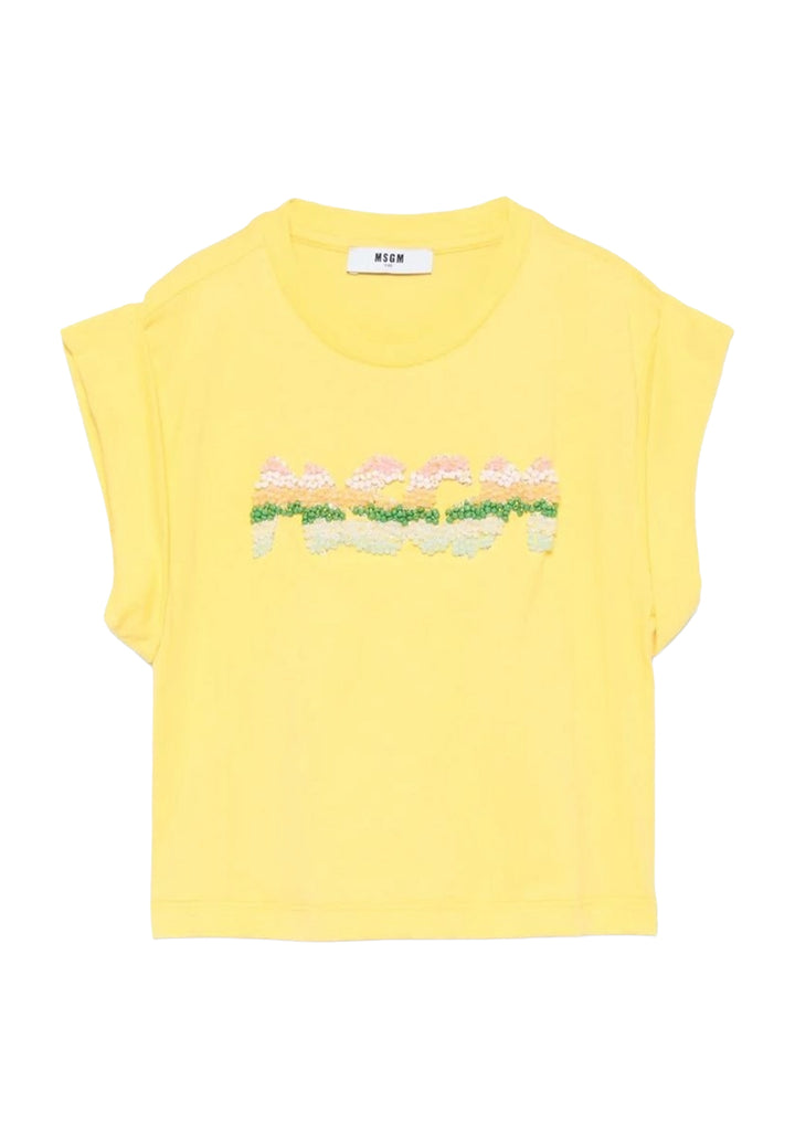 Camiseta amarilla para niña