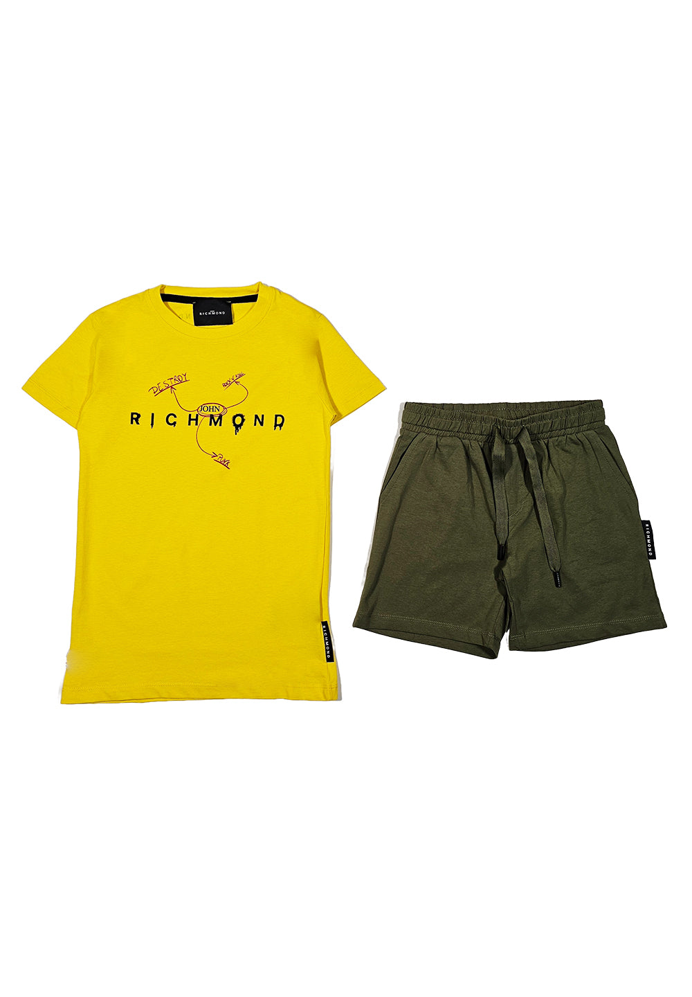 Completo giallo-verde per bambino - Primamoda kids