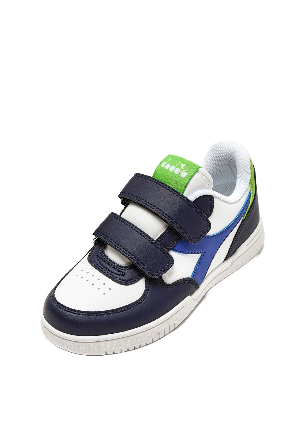 Chaussures blanches et bleues pour nouveau-nés