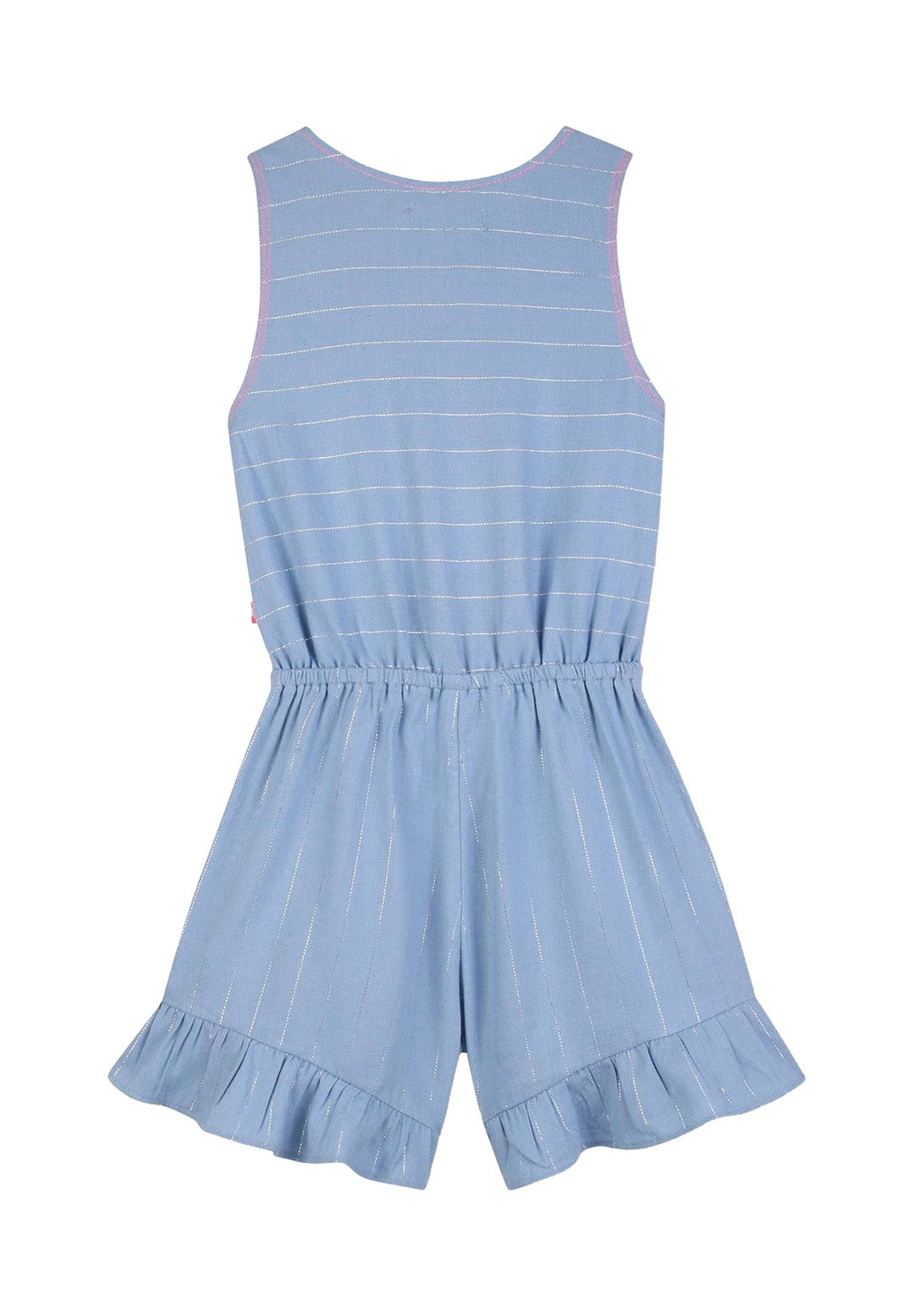 Blauer Overall für ein kleines Mädchen