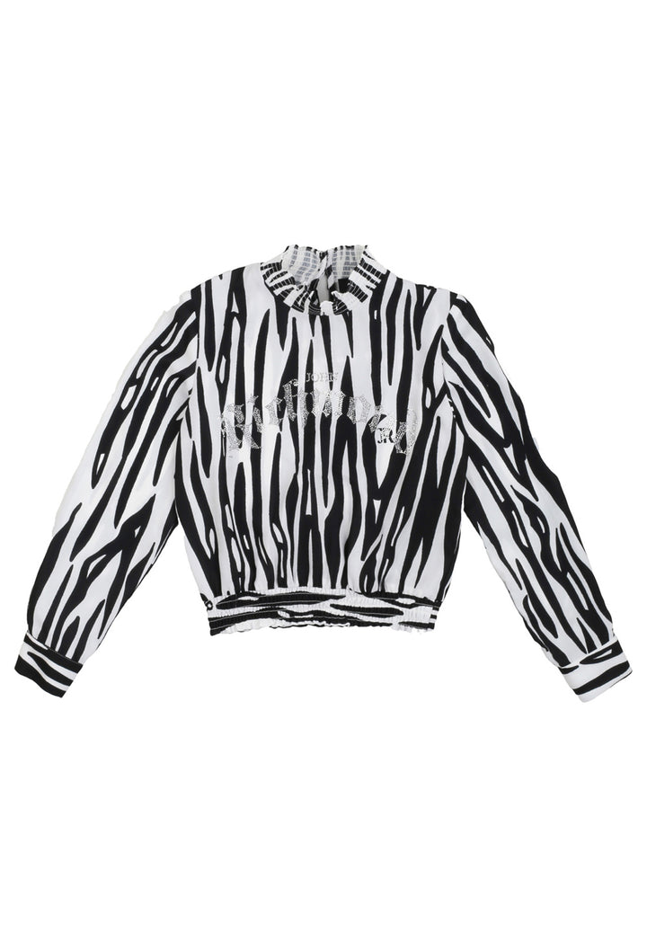 Camisa de cebra para niña