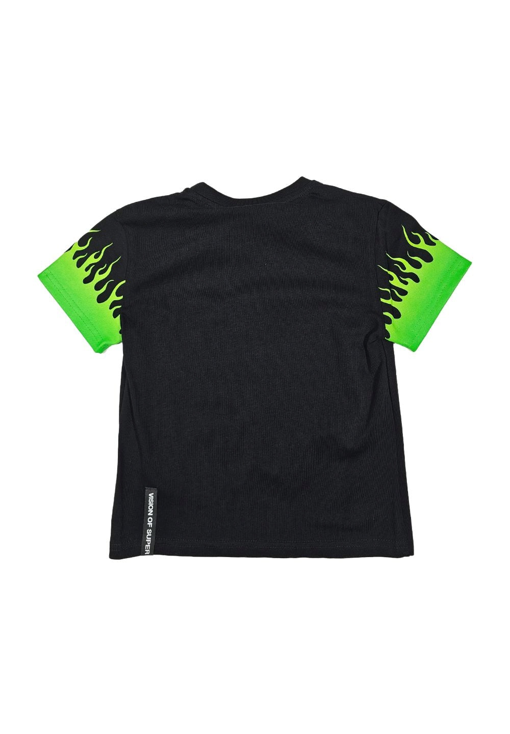 T-shirt nero-verde per bambino - Primamoda kids