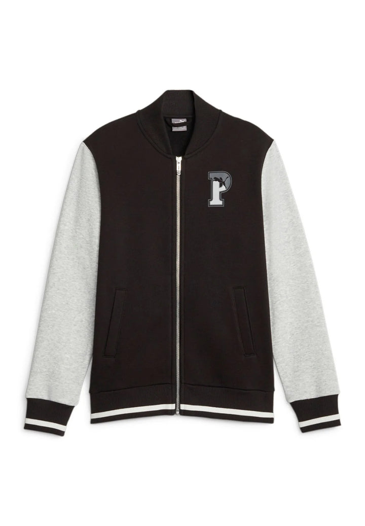 Sweat-shirt zippé noir pour enfant
