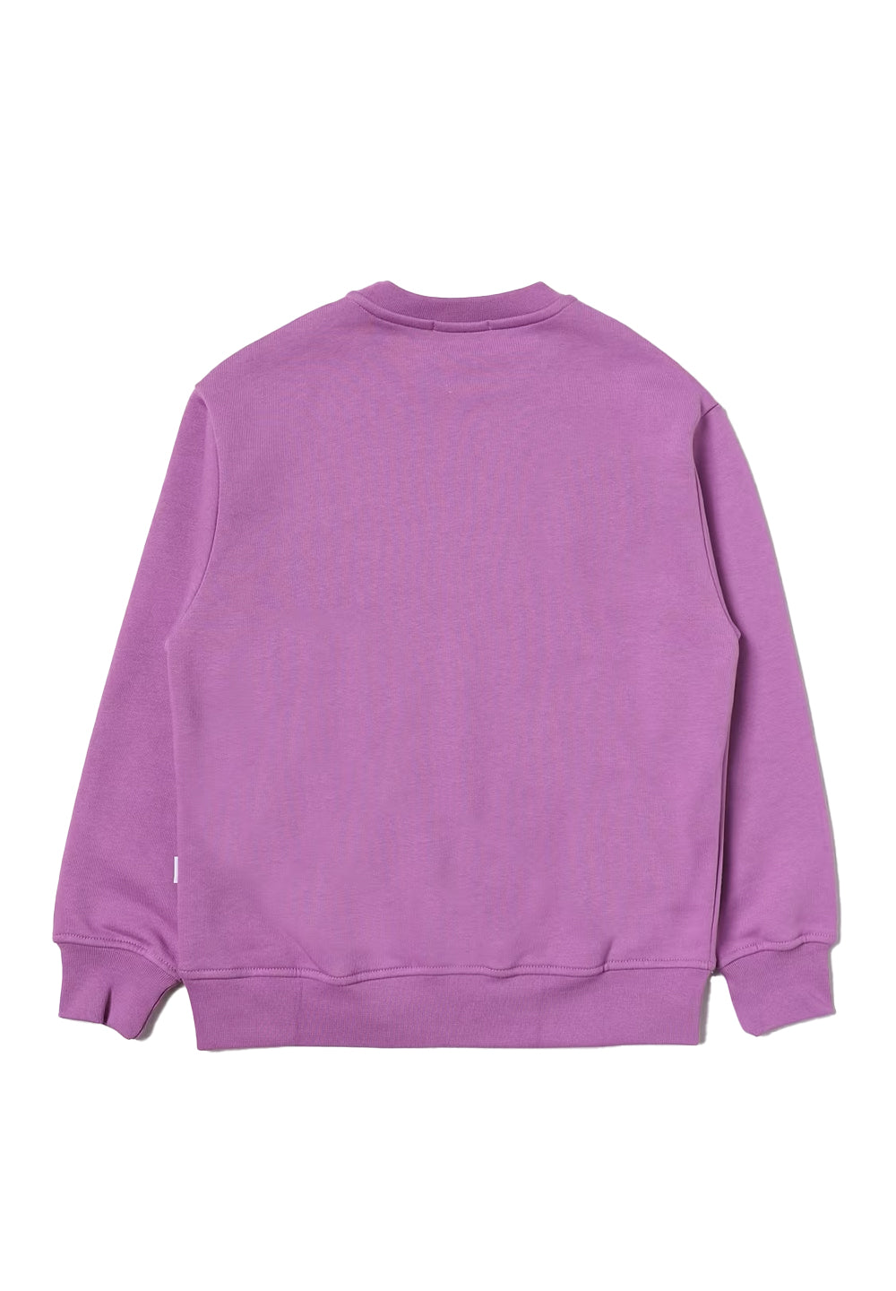 Sweat-shirt ras du cou violet pour fille