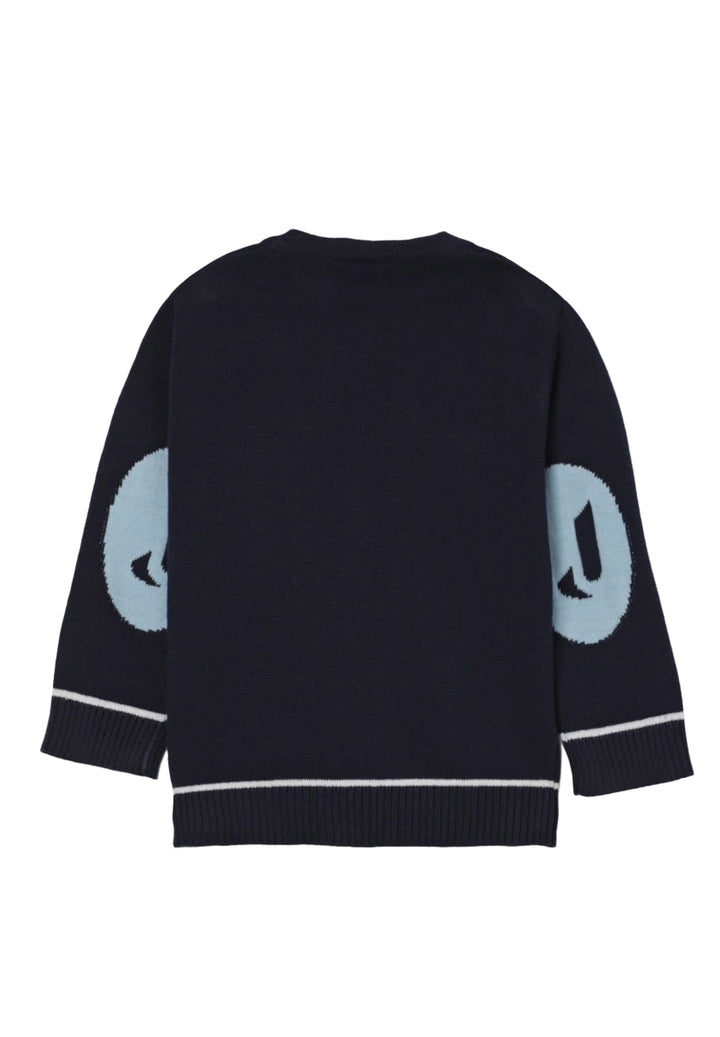Cardigan bleu pour nouveau-nés