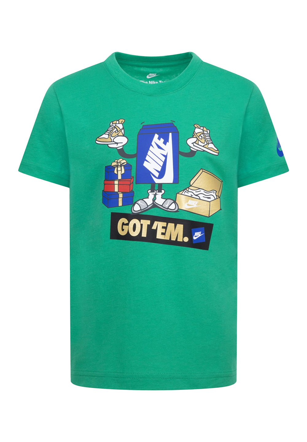Green t-shirt for a child