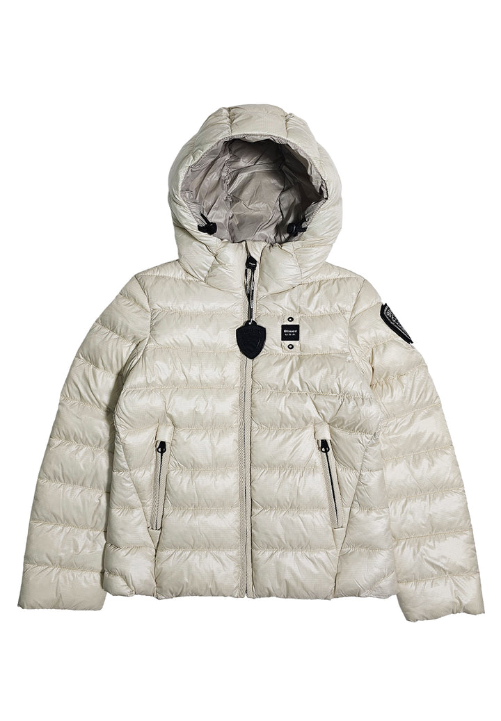 Chaqueta color crema para niña