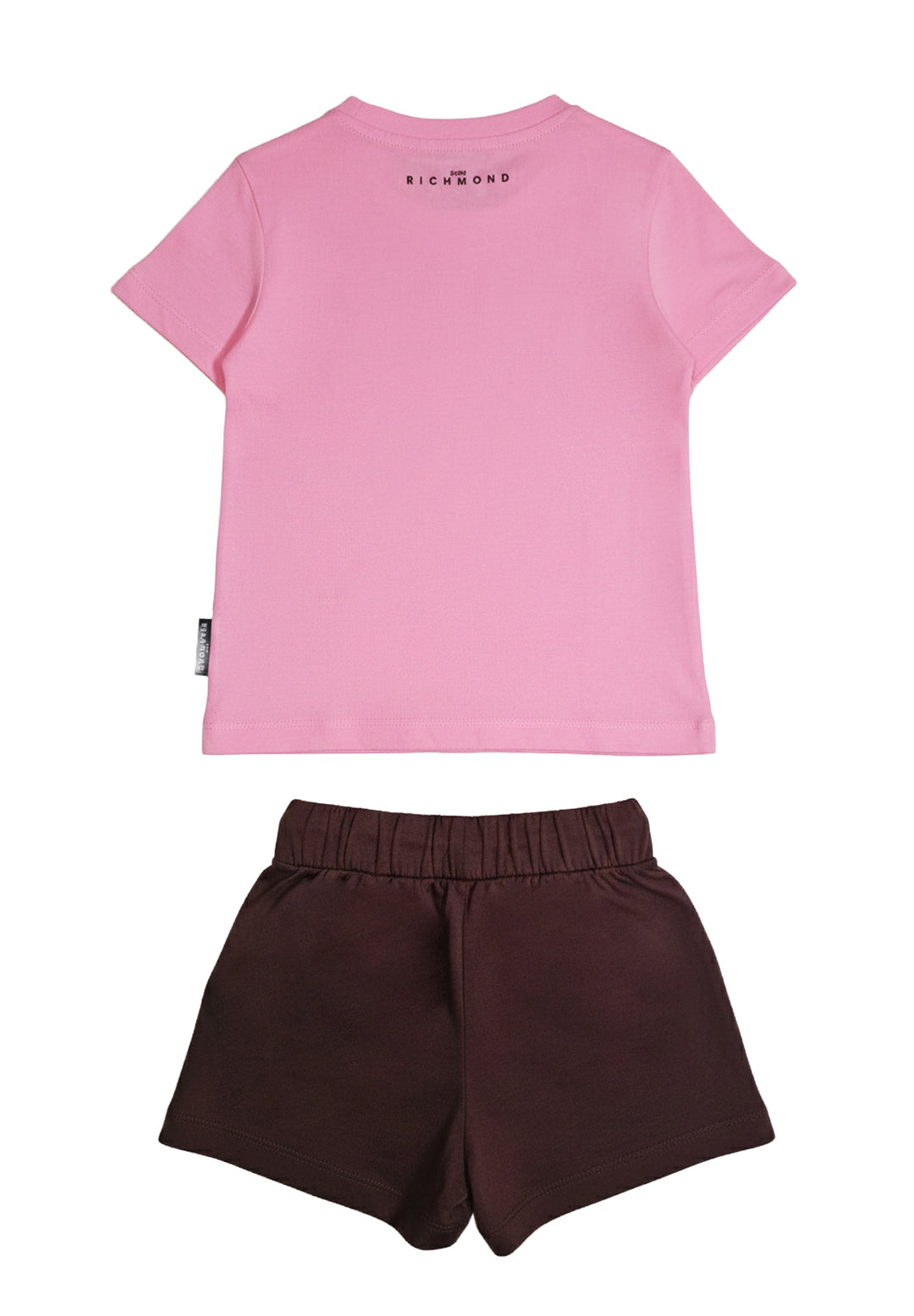 Pink and brown outfit for baby girl