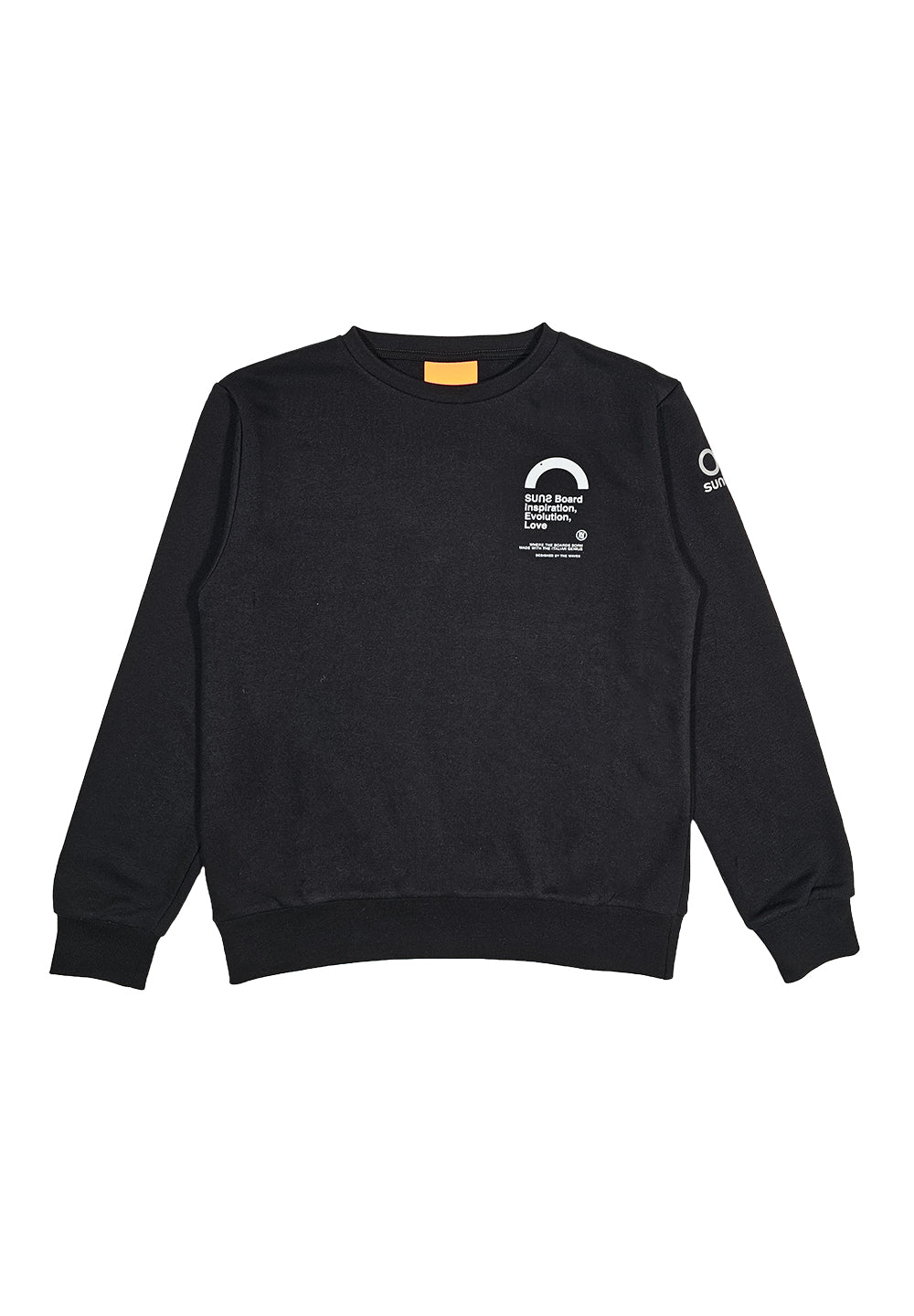 Felpa girocollo nera per bambino - Primamoda kids
