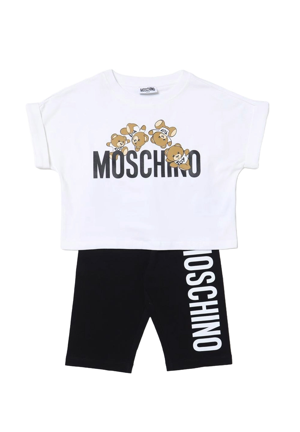 Schwarz-weißes Outfit für Mädchen