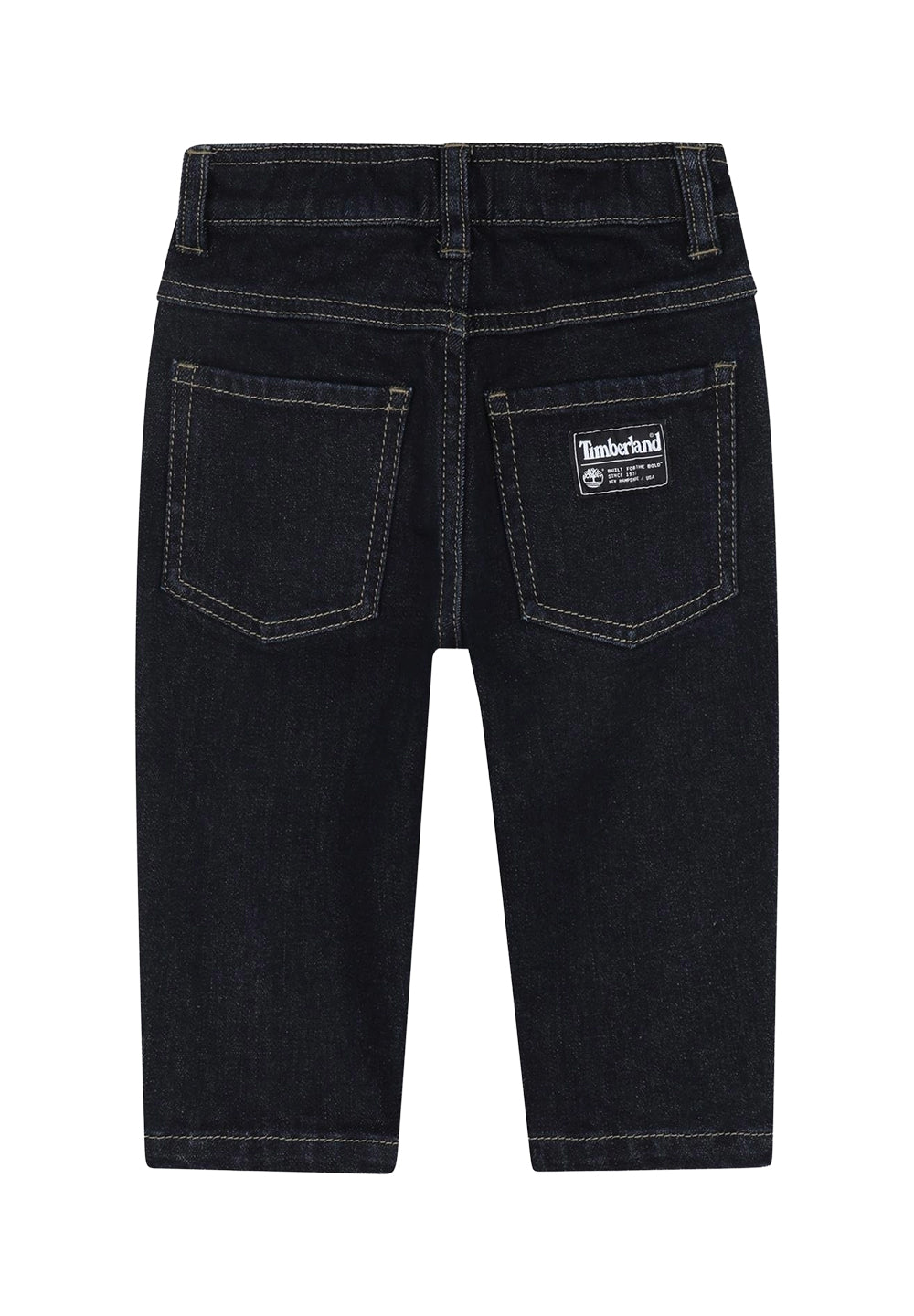 Baby boy's blue denim jeans