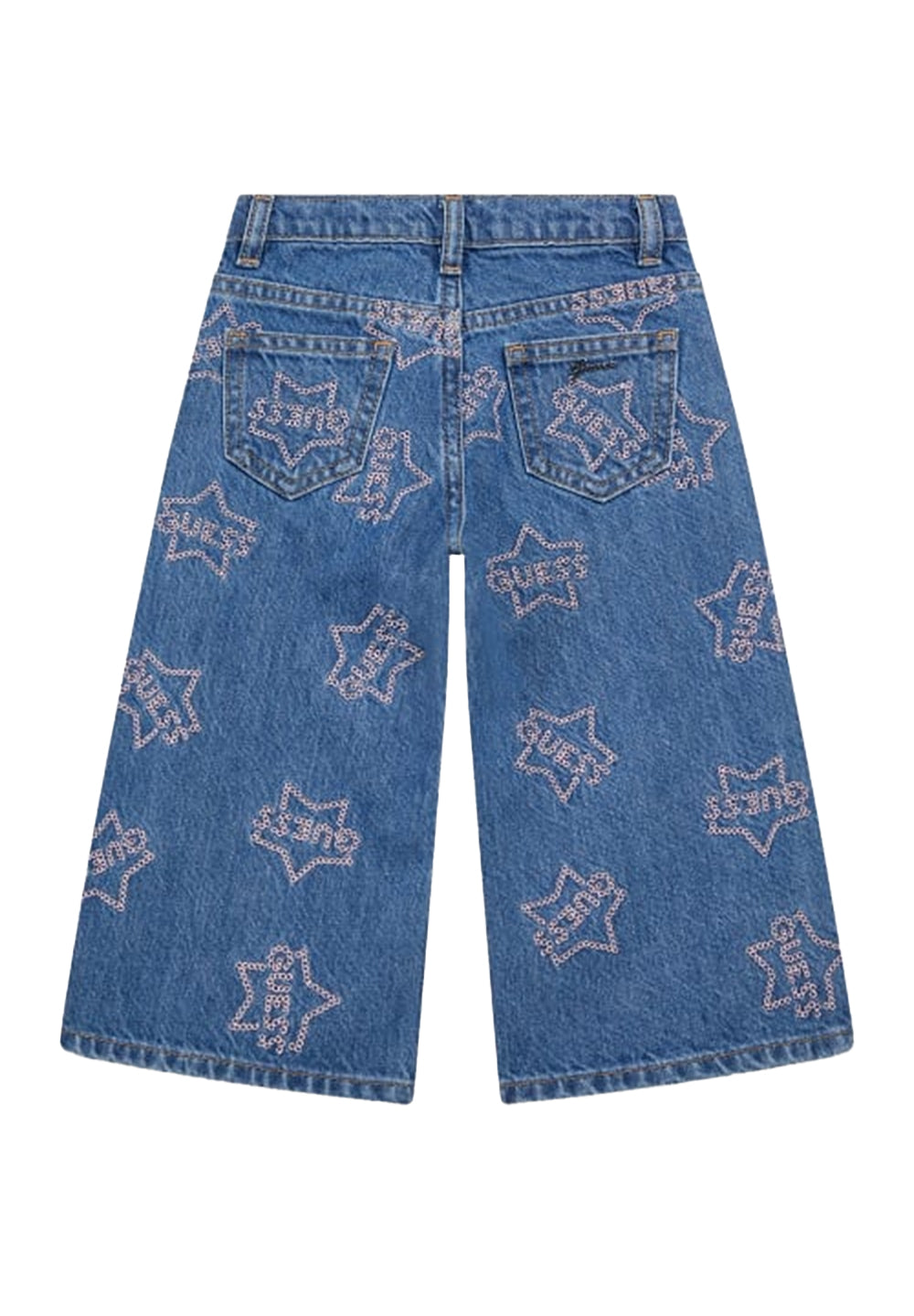 Denim blue jeans for girls