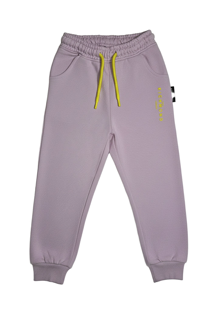 Lilac sweatpants for baby girl
