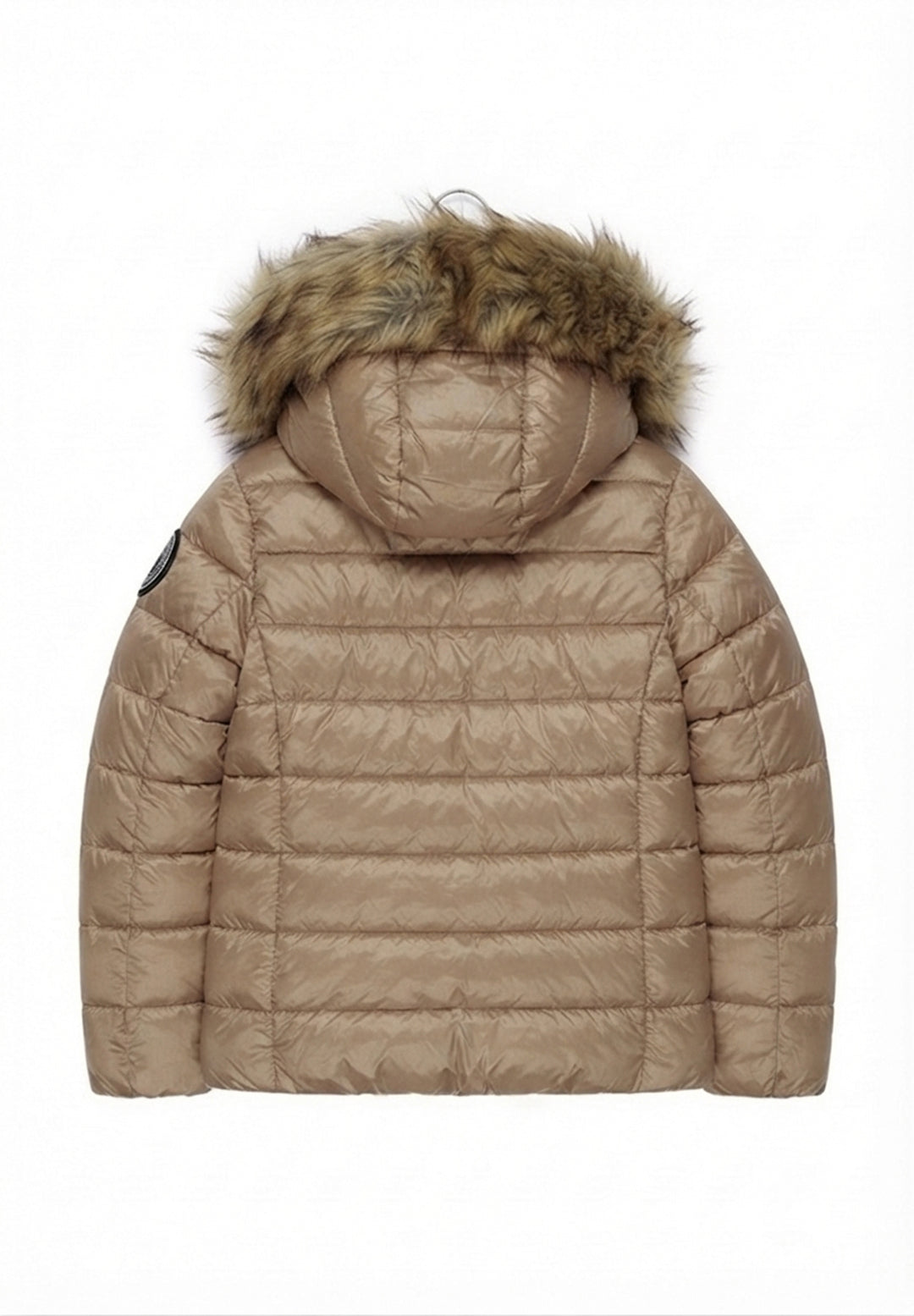 Chaqueta beige para niña