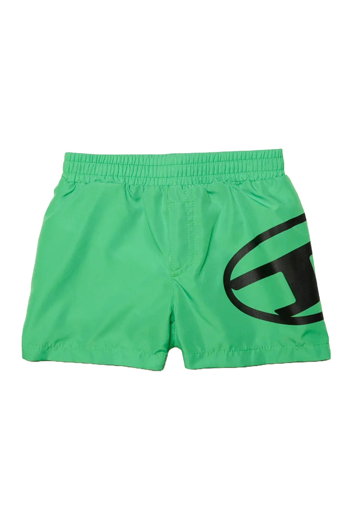 Green costume for a child
