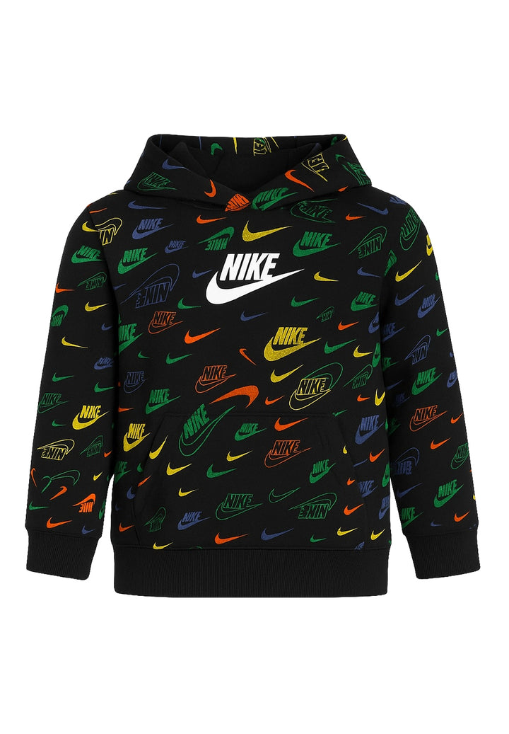 Black hooded sweatshirt for kids