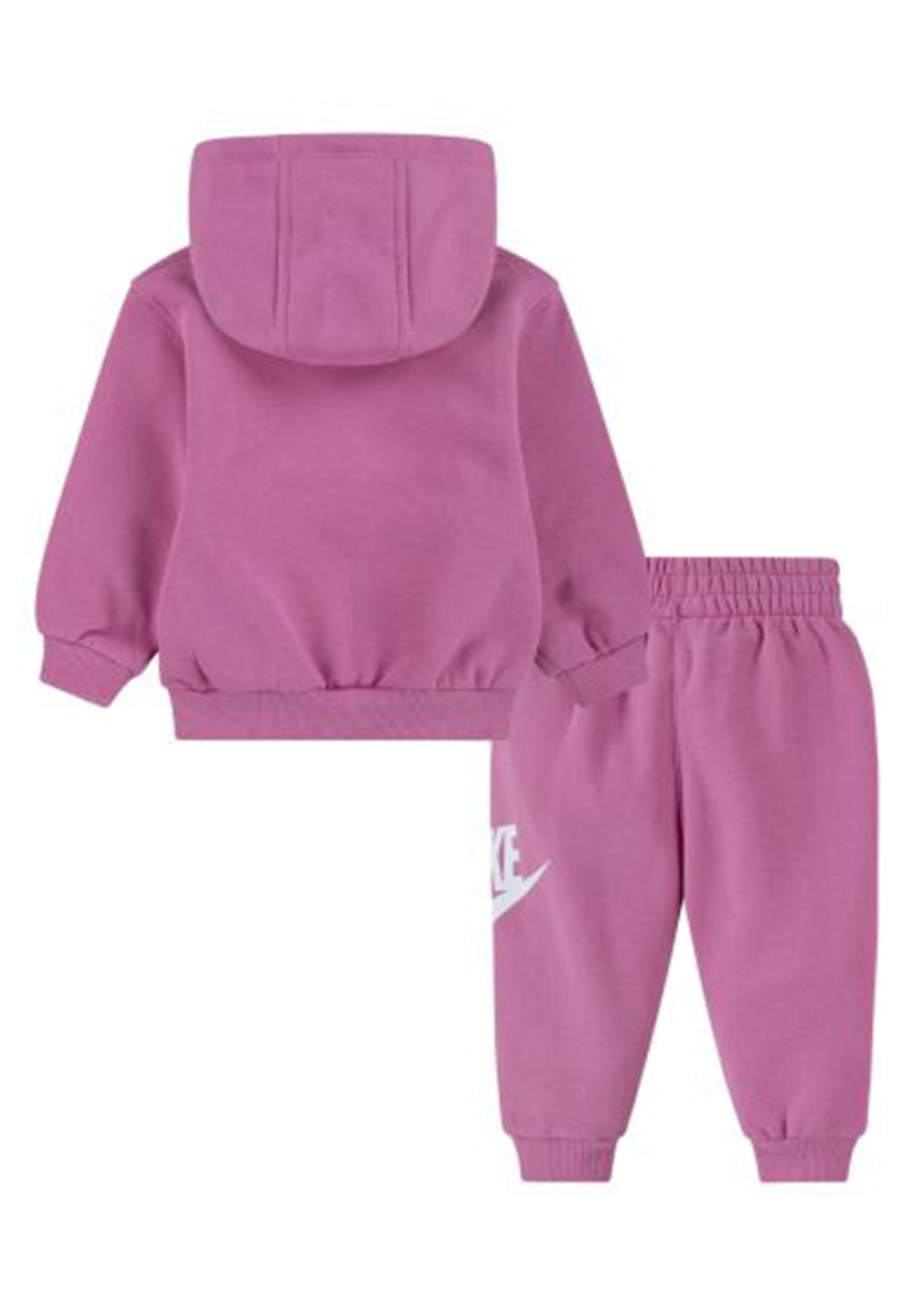 Fuchsiafarbenes Sweatshirt-Set für Babymädchen