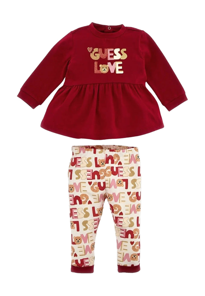 Mehrfarbiges Outfit für Babymädchen
