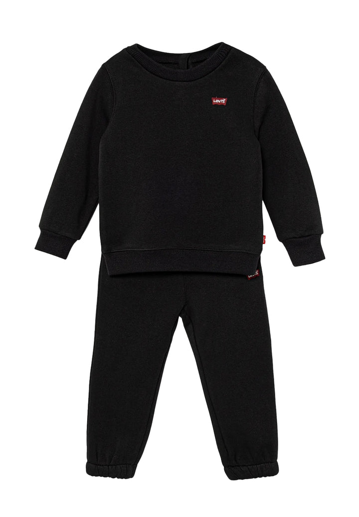 Ensemble sweat-shirt noir pour nouveau-né