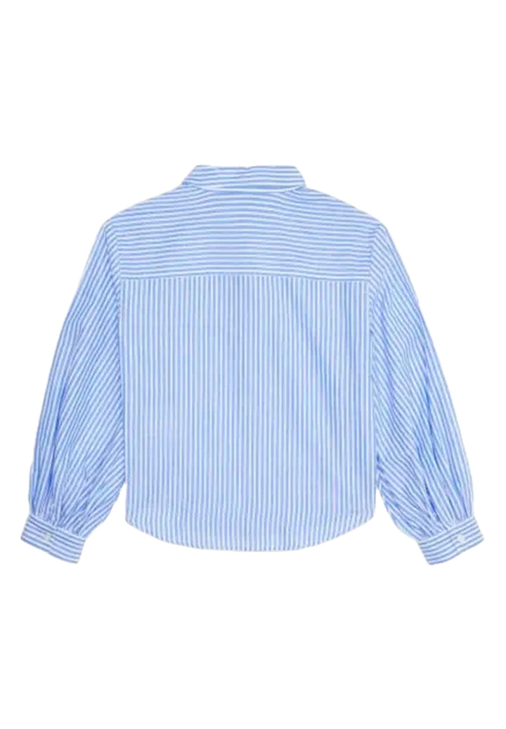 Chemise bleue pour fille