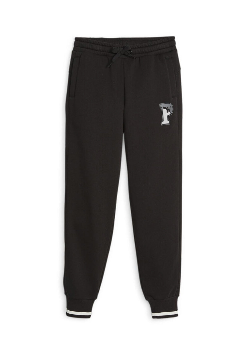 Black fleece sweatpants for boys
