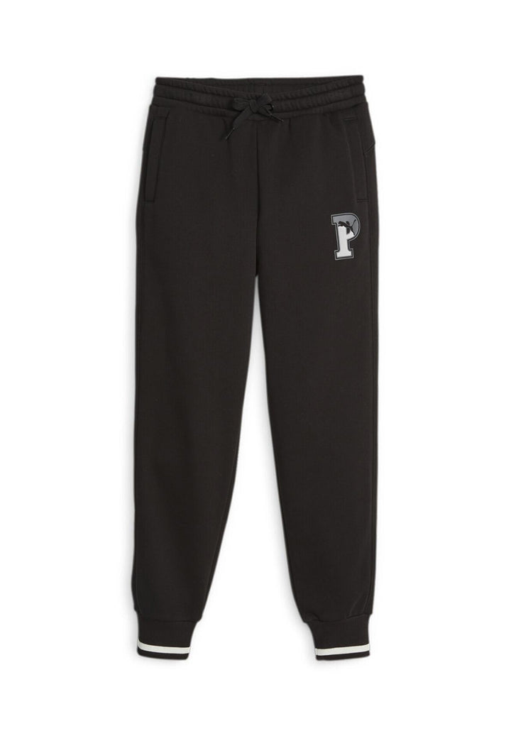 Black fleece sweatpants for boys