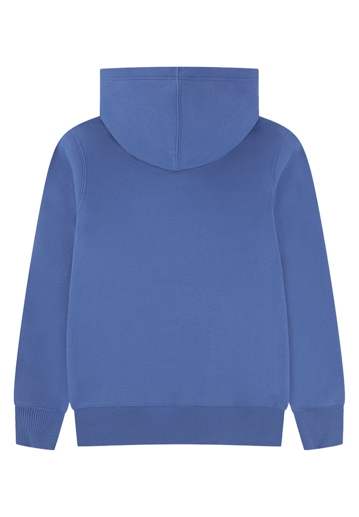 Sudadera con capucha azul para niño