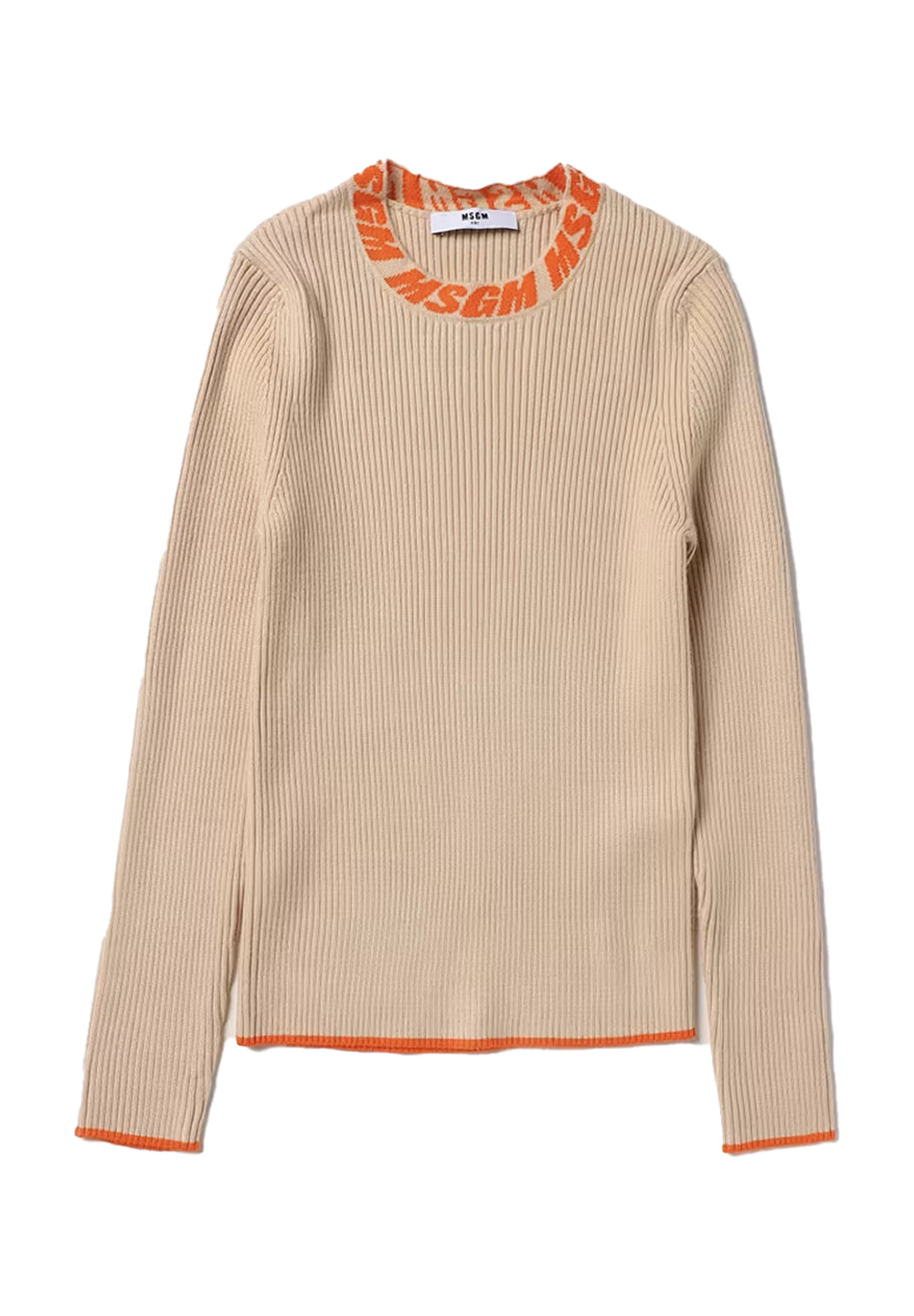 Pull marron pour fille