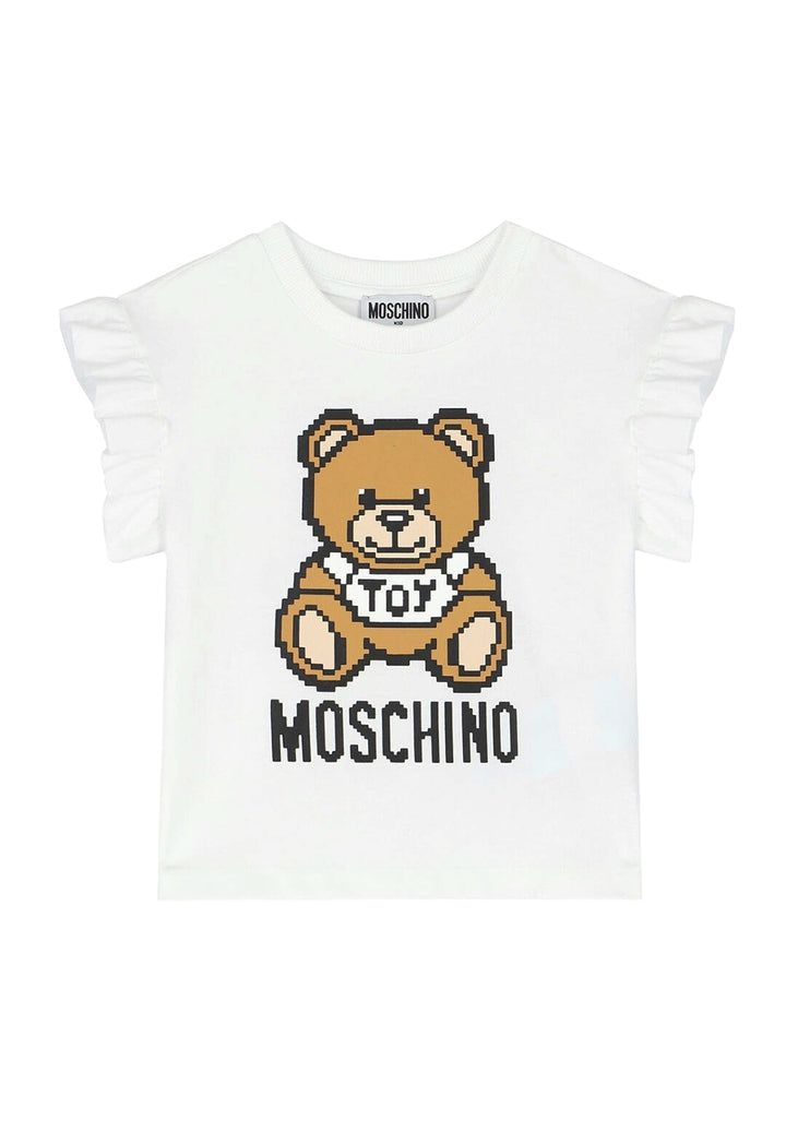 T-shirt bianca per bambina - Primamoda kids