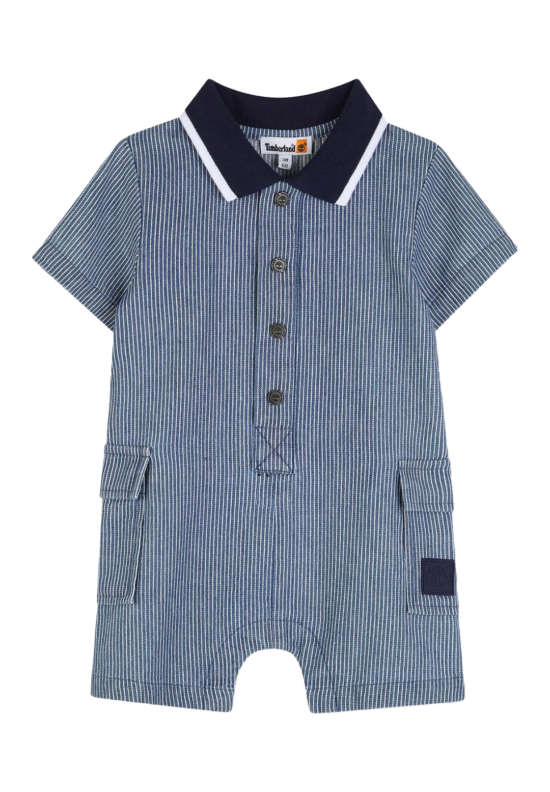 Blue baby romper