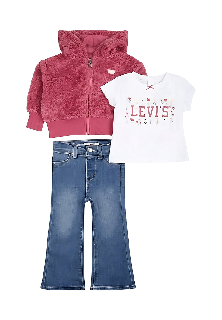 Conjunto de 3 piezas multicolor para bebé niña