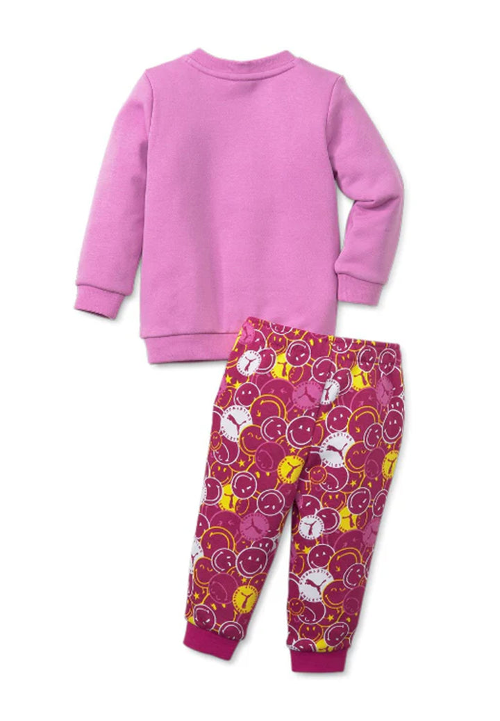 Conjunto de sudadera fucsia para bebé niña