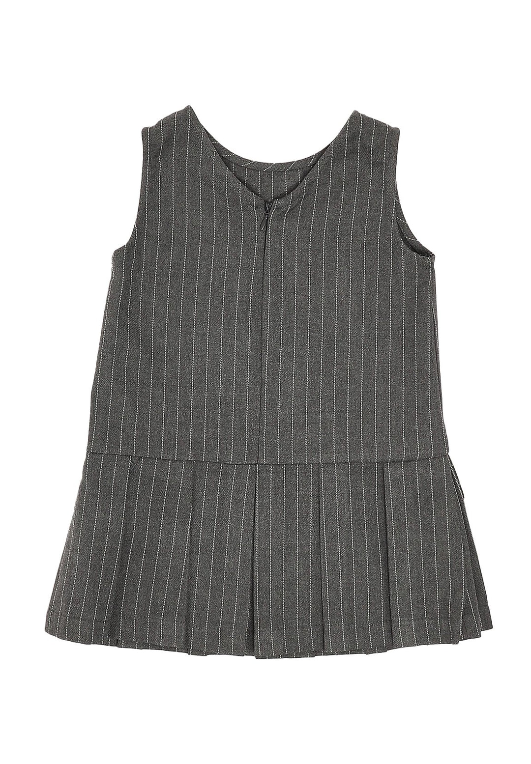 Robe grise pour petite fille