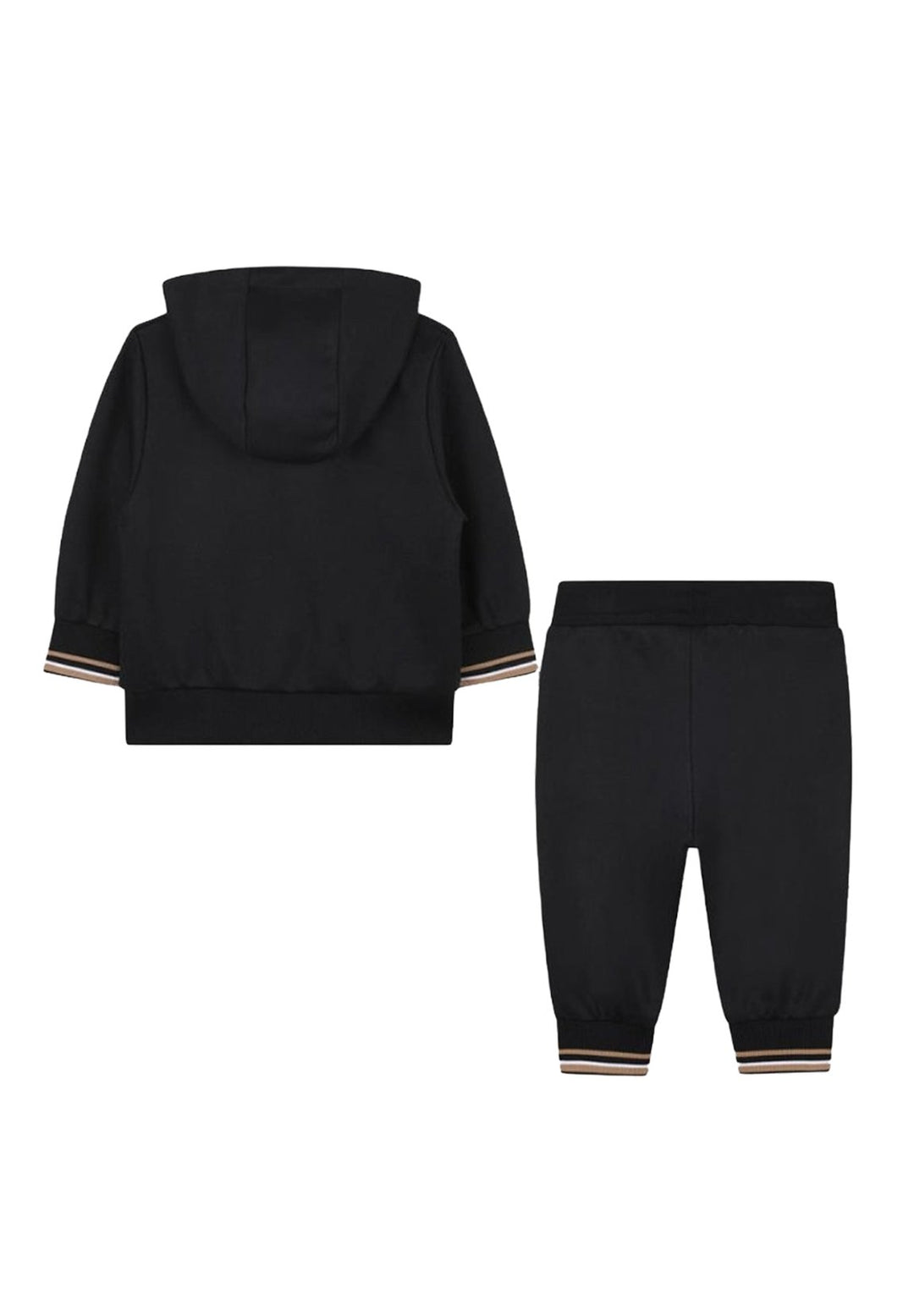 Conjunto de sudadera negro para bebé