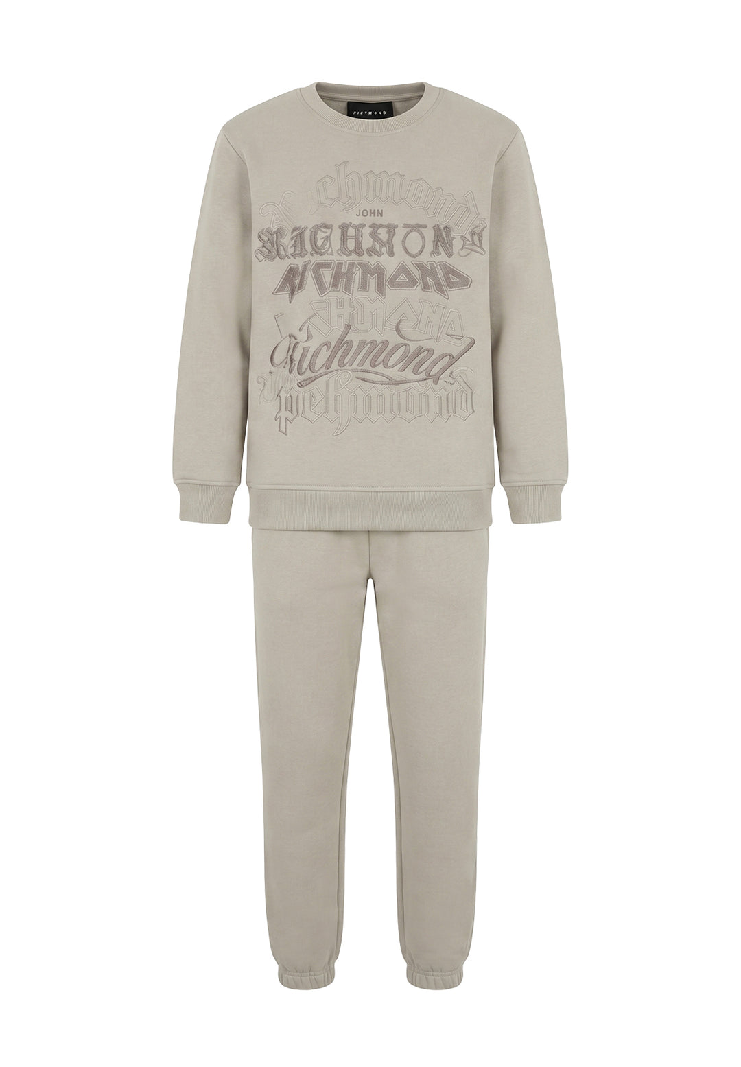 Sweatshirt-Set in Achatgrau für Kinder