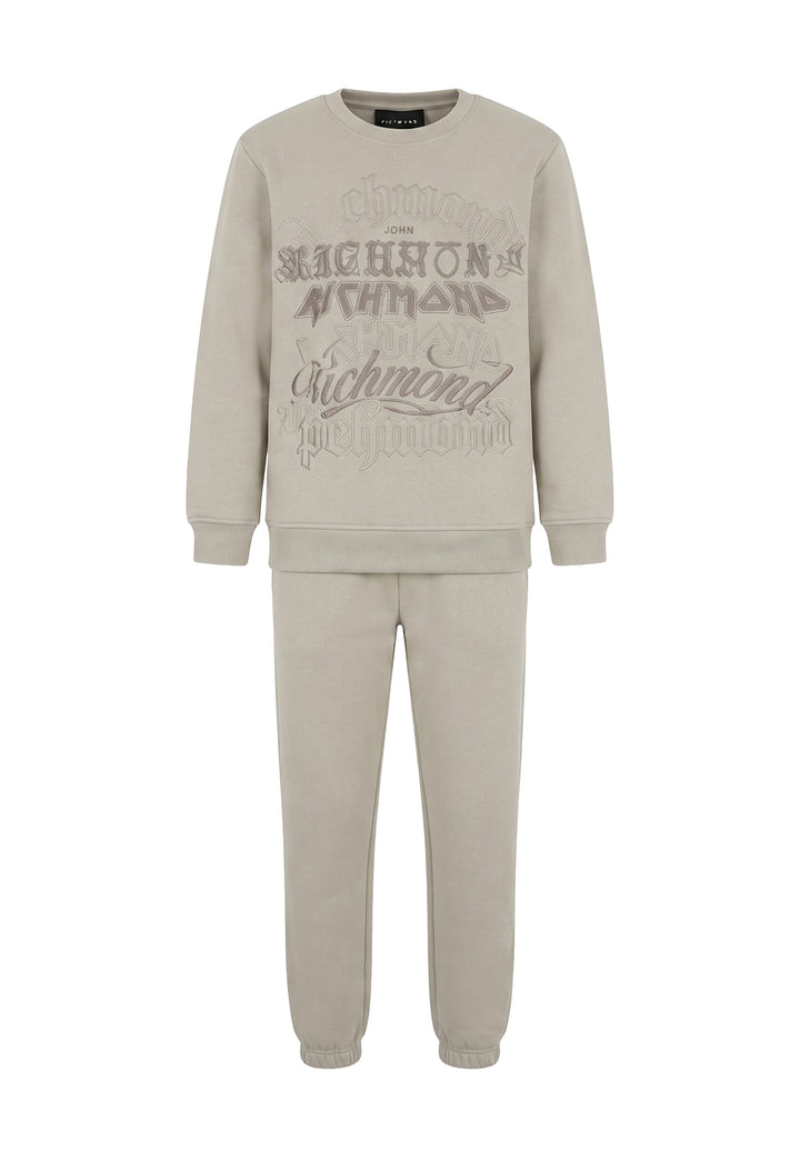 Sweatshirt-Set in Achatgrau für Kinder