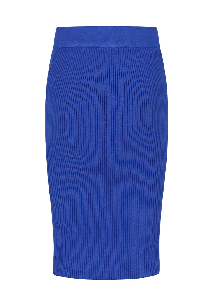 Falda azul real para niña