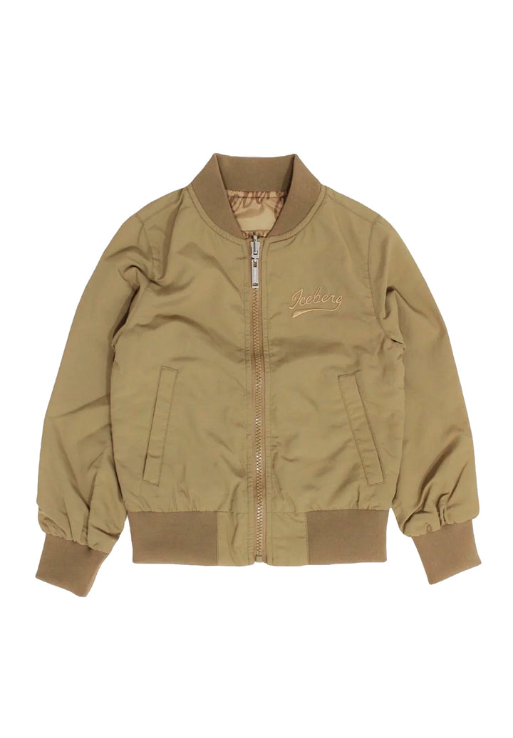 Veste réversible beige pour enfant