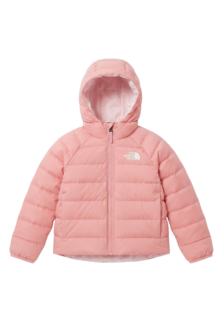 Reversible pink jacket for baby girl