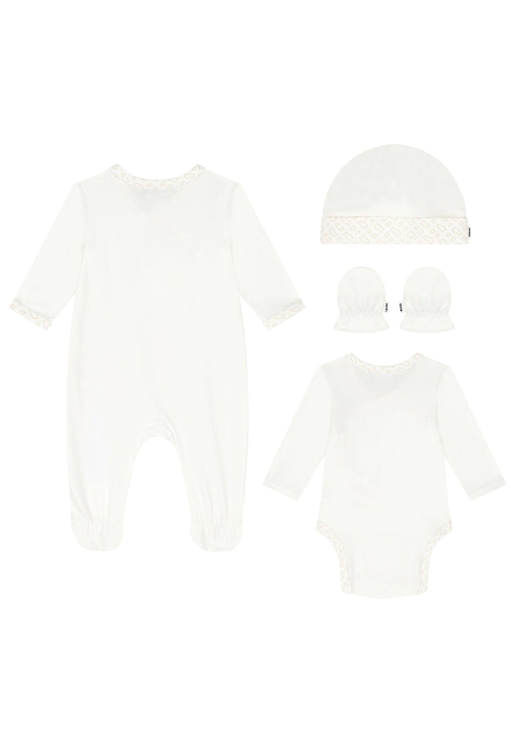 Cream baby onesie set
