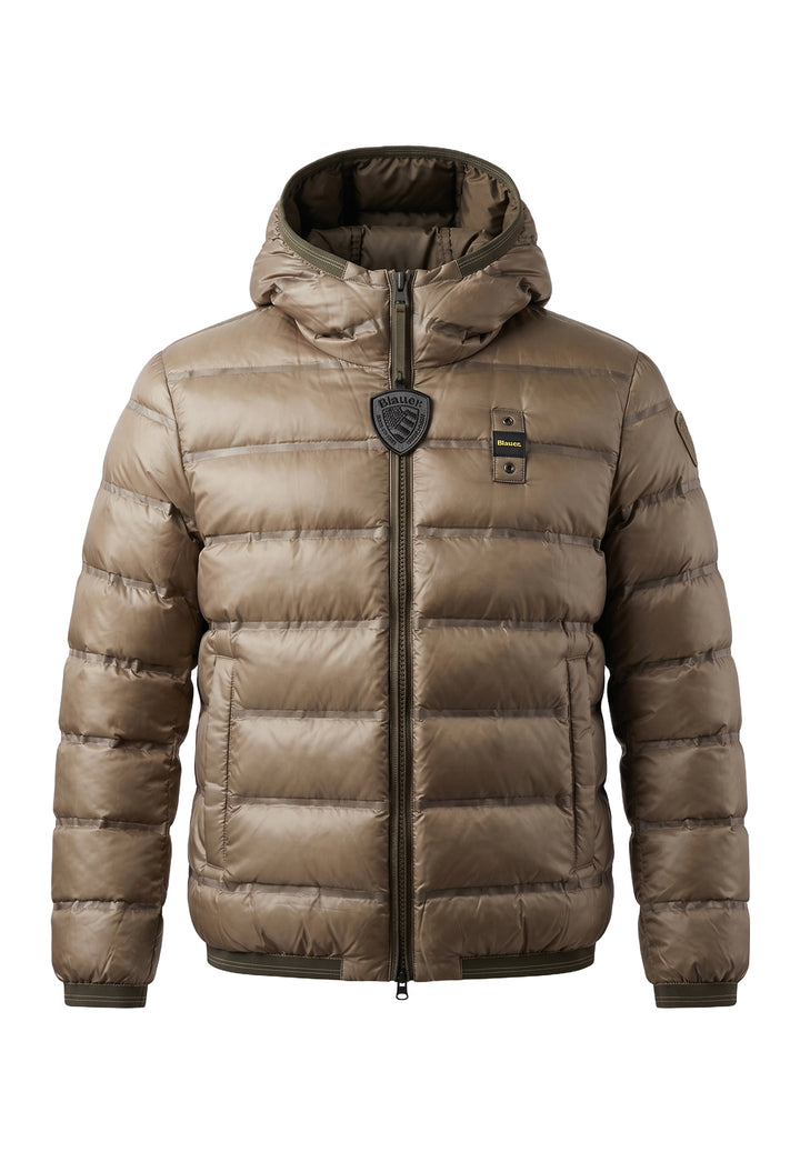 Chaqueta reversible verde para niño