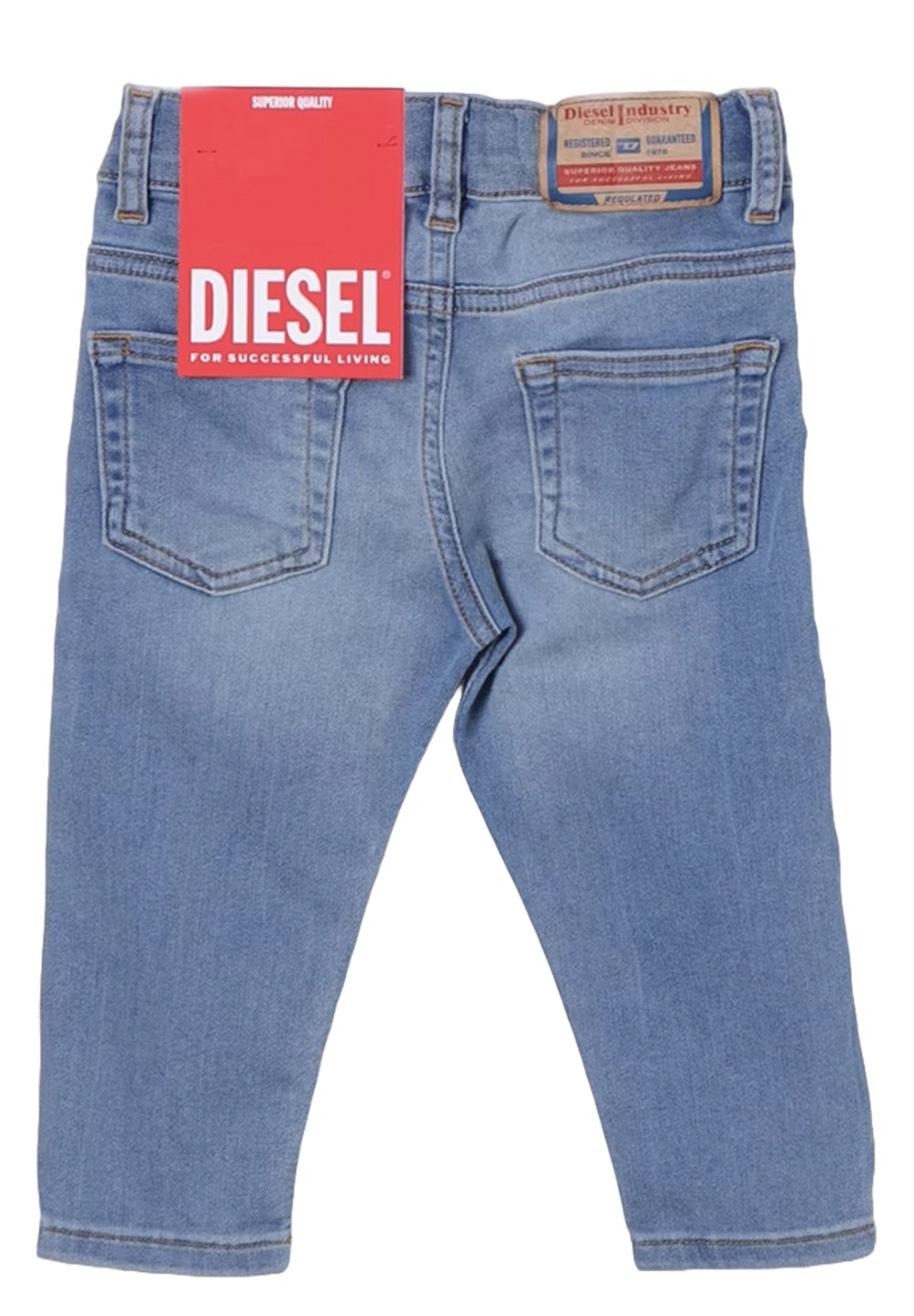 Jeans de mezclilla azul para bebé