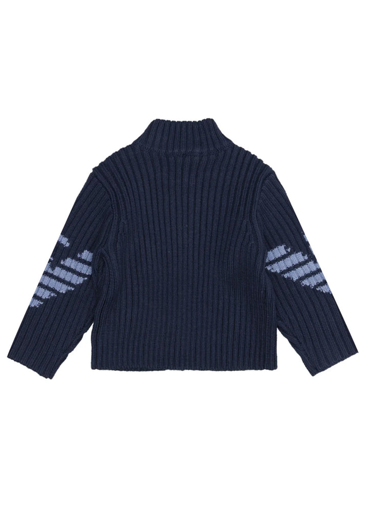 Cardigan bleu marine pour nouveau-nés