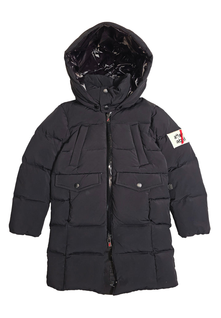 Chaqueta de plumón negra para niña