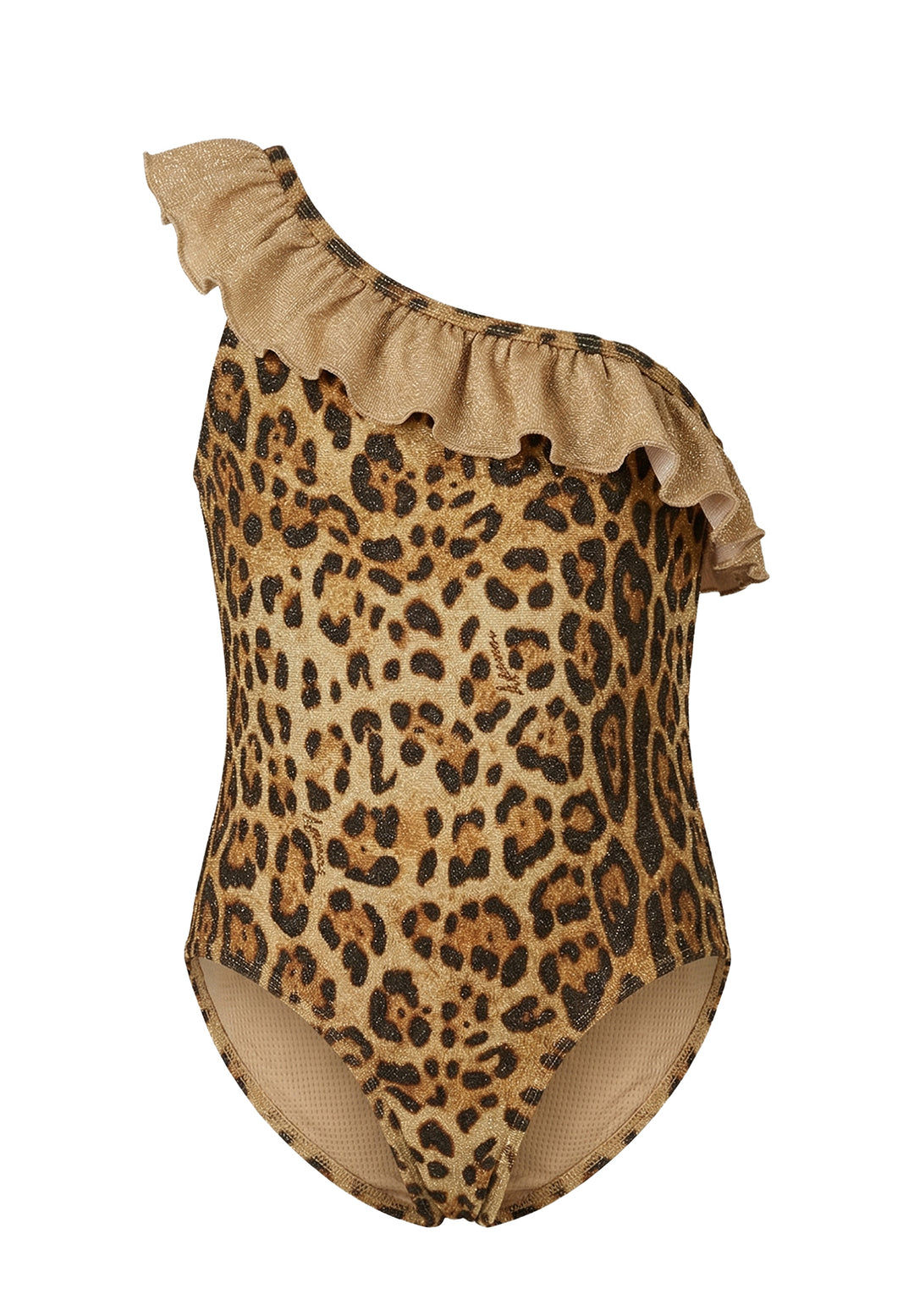 Bañador entero de leopardo para niña