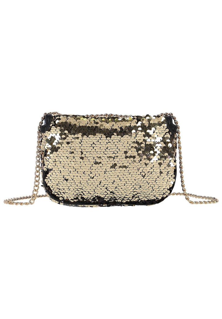 Gold and black handbag for girls