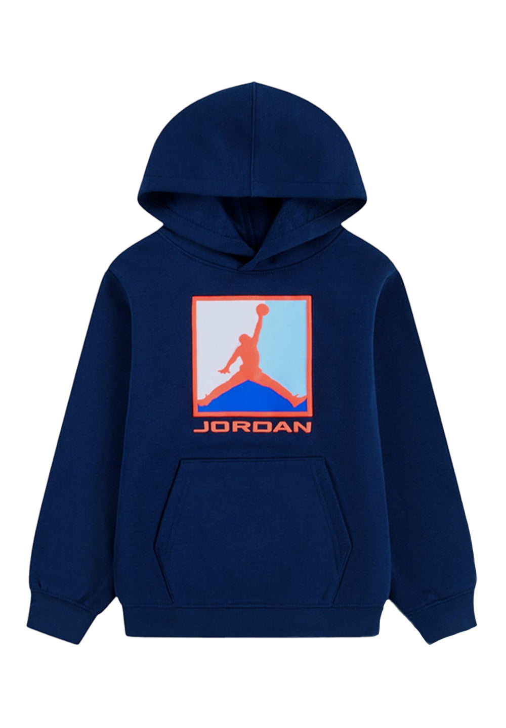 Sudadera con capucha azul para niño
