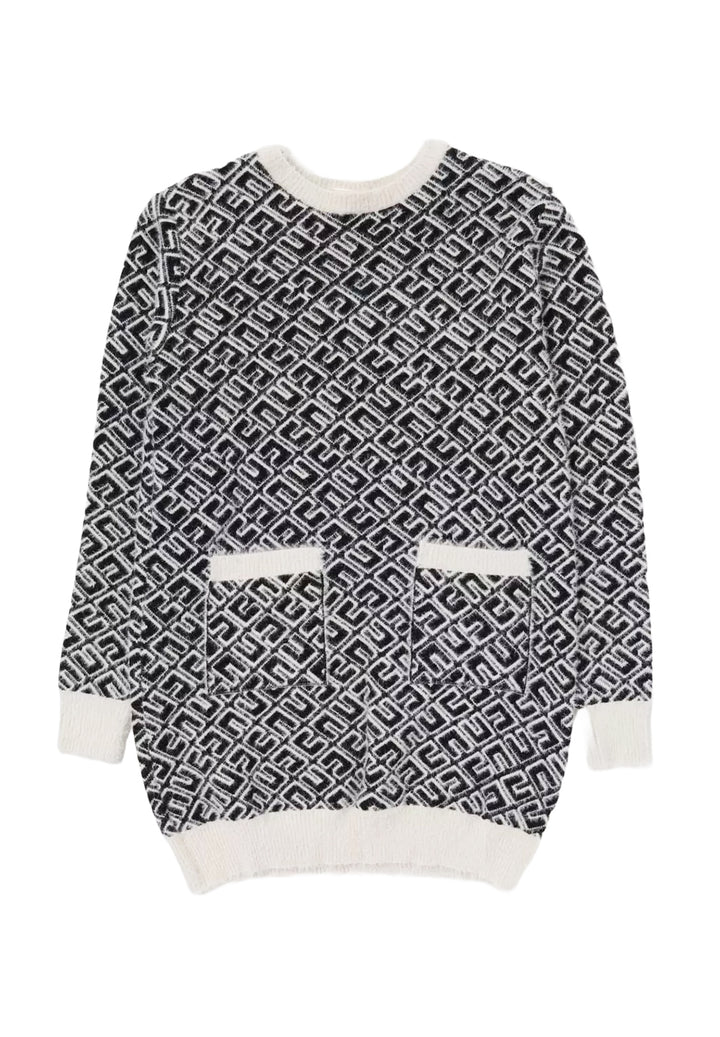 Black and white dress for girls