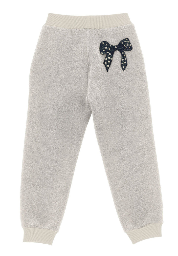 Pantalon de survêtement pailleté sable pour fille
